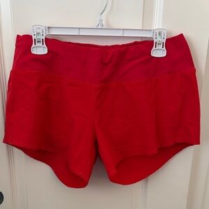 Oiselle Roga running short - 8 - red